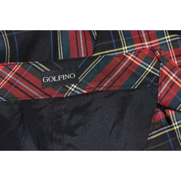 GOLFINO Women's Golf Red Tartan Check Slim Fit Skirt Skort Size 8 - Picture 4 of 7